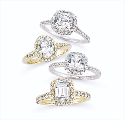 Halo Engagement Rings